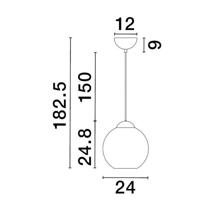 LUCES BALMI LE43410/11/12 hanging lamp 12W, five colors of shades