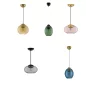 LUCES BALMI LE43410/11/12 hanging lamp 12W, five colors of shades