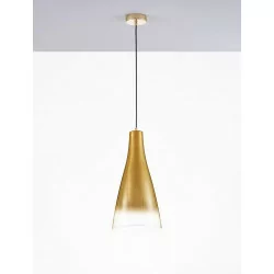 LUCES BALSA LE43415/16/17 hanging lamp, glass, three colors