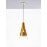 LUCES BALSA LE43415/16/17 hanging lamp, glass, three colors
