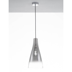 LUCES BALSA LE43415/16/17 hanging lamp, glass, three colors