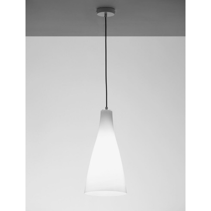 LUCES BALSA LE43415/16/17 hanging lamp, glass, three colors