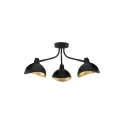 LUCES BANAC LE43423 black ceiling lamp 5W dimmable thread: E14