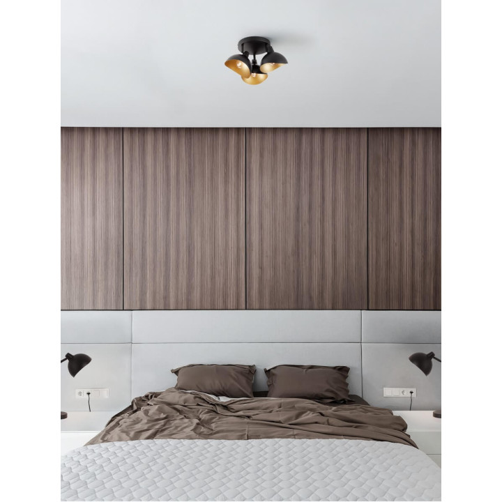 LUCES BANAC LE43424 czarna lampa sufitowa 5W możliwość ściemniania