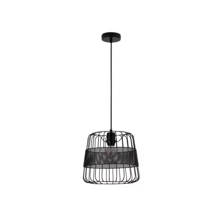 LUCES BAPUZ LE43429 black ceiling lamp with a round shade, power: 12W