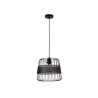 LUCES BAPUZ LE43429 black ceiling lamp with a round shade, power: 12W