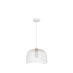 LUCES BAQUE LE43431/2 hanging lamp black/white 12W dimmable