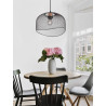 LUCES BAQUE LE43431/2 hanging lamp black/white 12W dimmable
