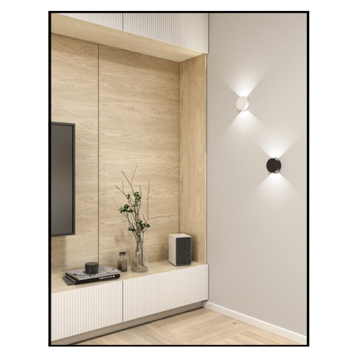 AQFORM LEDPOINT round exterior Up&down kinkiet 26545 okrągły IP65