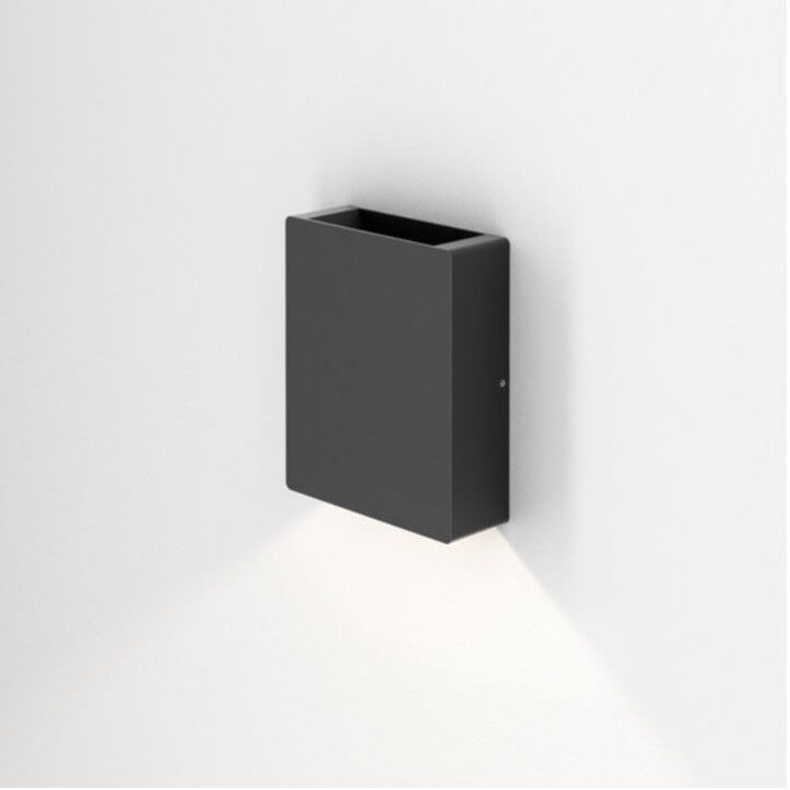 AQFORM LEDPOINT square exterior wall 26546 IP65 black, white LED 4,5W