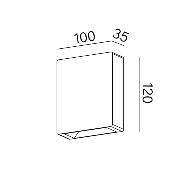 AQFORM LEDPOINT square exterior wall 26546 IP65 black, white LED 4,5W