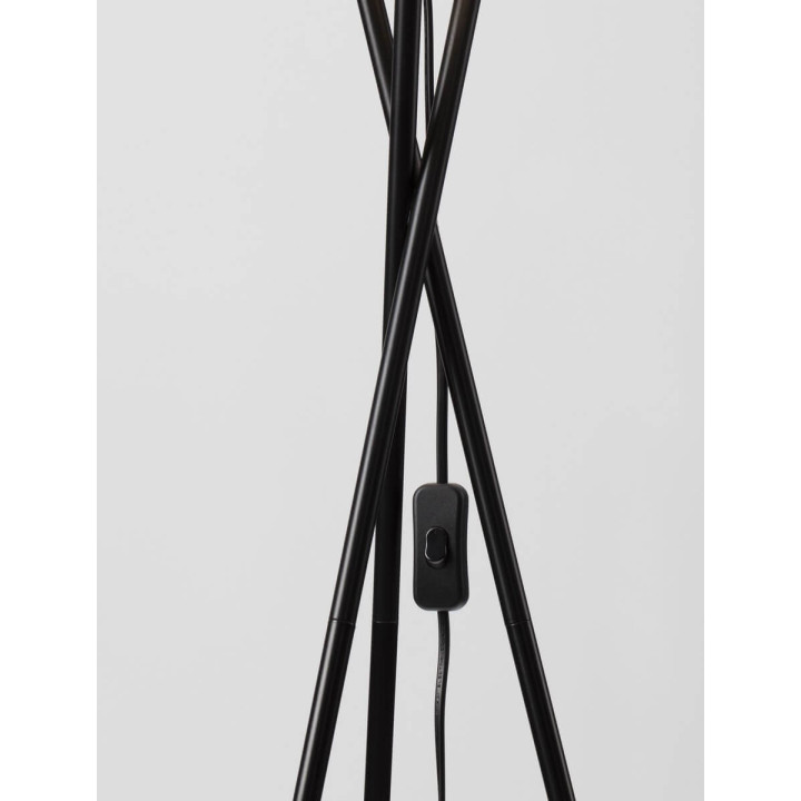 LUCES ACACIA LE43446 black 12W floor lamp made of metal