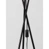 LUCES ACACIA LE43446 black 12W floor lamp made of metal