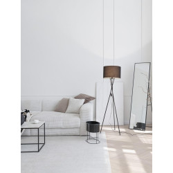 LUCES ACACIA LE43446 black 12W floor lamp made of metal