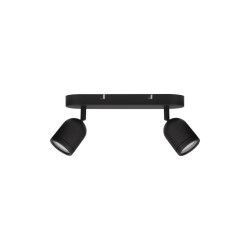 LUCES ACALAN LE43449/50 ceiling lamp with 2 shades, 10W black/white