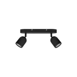 LUCES ACALAN LE43449/50 ceiling lamp with 2 shades, 10W black/white