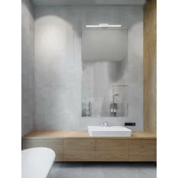LUCES ACANOA LE43455/6/7 kinkiet LED 12W szary, biały IP44