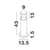 LUCES SALSIPUEDES LE73507 outdoor lamp 10W, light color: 3000K