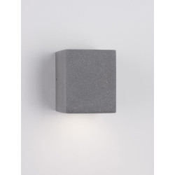 LUCES ACHLUM LE73514 gray outdoor wall lamp, rectangular, power: 5W