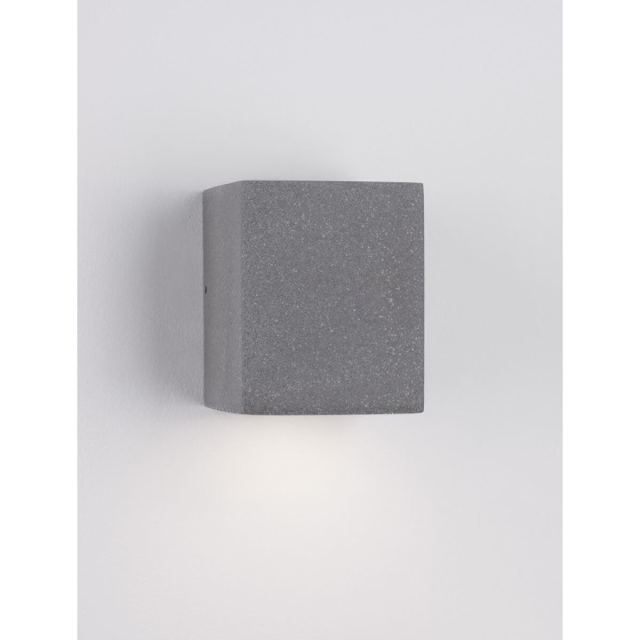 LUCES ACHLUM LE73514 szary kinkiet zewnętrzny, prostokątny, moc: 5W