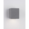 LUCES ACHLUM LE73514 gray outdoor wall lamp, rectangular, power: 5W