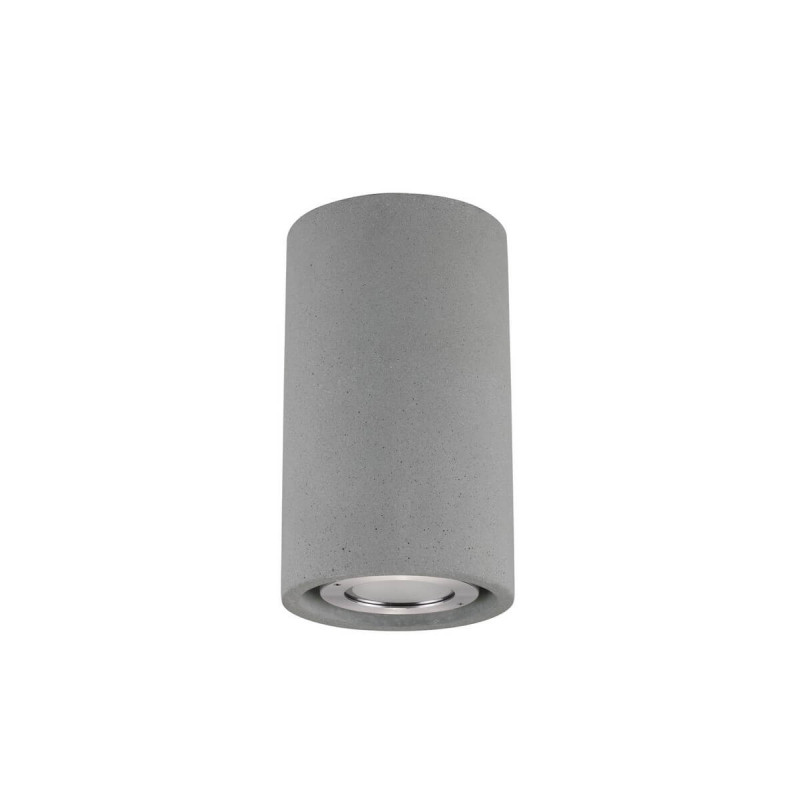 LUCES ACHLUM LE73515 szara lampa sufitowa IP65 beton/szkło tuba