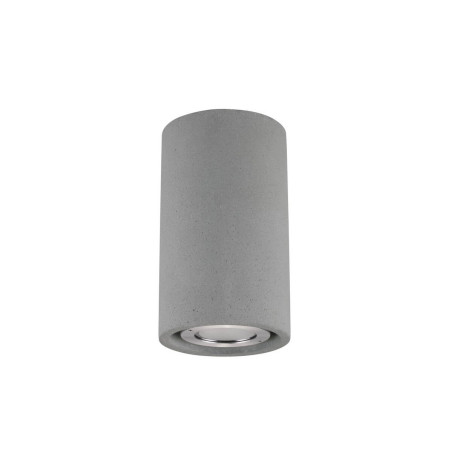 LUCES ACHLUM LE73515 gray ceiling lamp IP65 concrete/glass tube