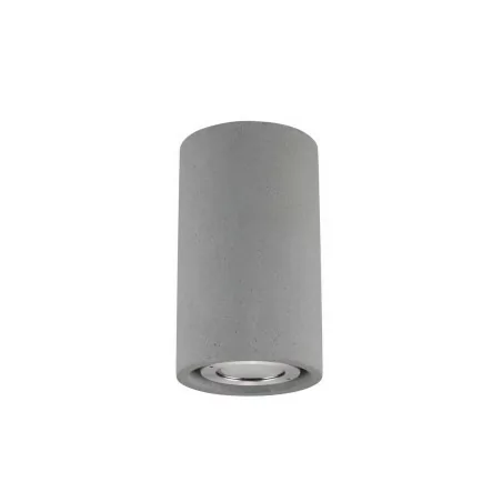 LUCES ACHLUM LE73515 gray ceiling lamp IP65 concrete/glass tube