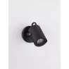 LUCES BACUSA LE73530 black outdoor wall lamp IP:65 aluminium/acrylic