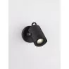 LUCES BACUSA LE73530 black outdoor wall lamp IP:65 aluminium/acrylic