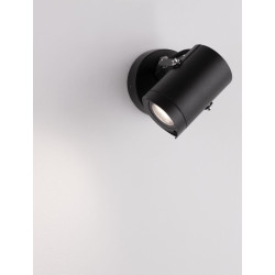 LUCES BACUSA LE73530 black outdoor wall lamp IP:65 aluminium/acrylic