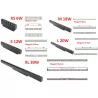 OXYLED MULTILINE DOTS WALL Washer magnetic LED 48V 5 sizes