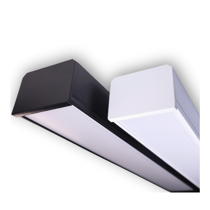 ELKIM PIETRA/N 133A LED ceiling lamp 93cm-179cm white, black, silver