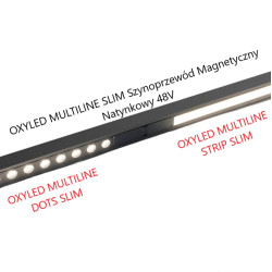 OXYLED MULTILINE DOTS SLIM diode LED lamp magnetic track 48V