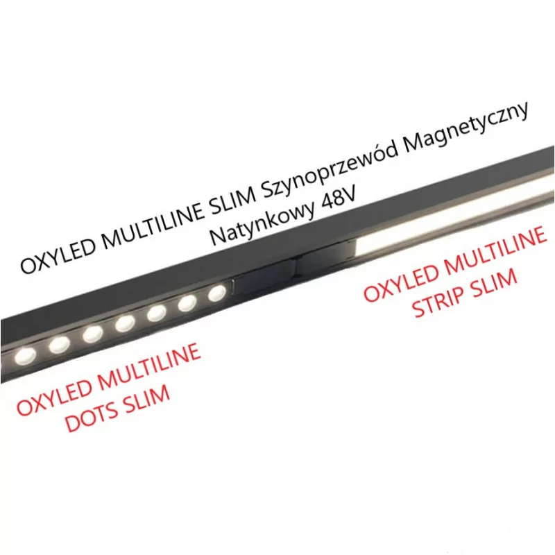 OXYLED MULTILINE STRIPE SLIM niska lampa liniowa do szyn