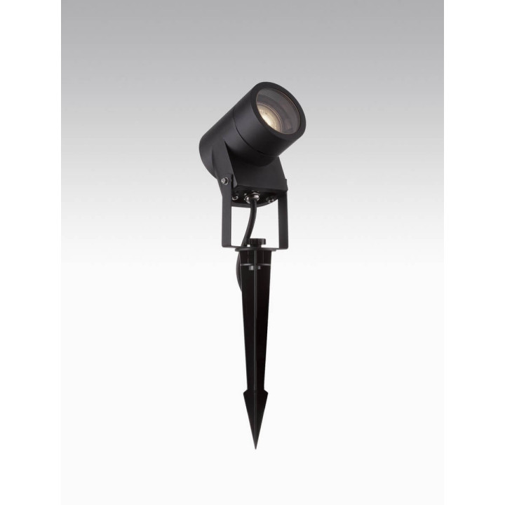 LUCES ACUYAN LE73536 czarna lampa wbijana, rodzaj trzonka: GU10