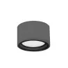 LUCES MEJORADA LE73539/40 round ceiling lamp 7W black/gray IP54