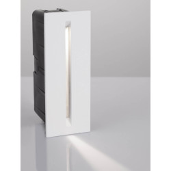 LUCES BACABA LE73562 white rectangular outdoor lamp 3W aluminum