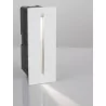 LUCES BACABA LE73562 white rectangular outdoor lamp 3W aluminum