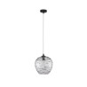 LUCES BAMBU LE43418/9/20 glass hanging lamp, three dimensions of the shade
