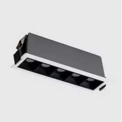 OXYLED GRETI recessed LED lamp black or white witth LED 10W, 20W