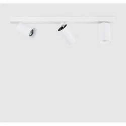 OXYLED CROSTI LACCE TRE SLIM ceiling lamp 3xGU10 white, black