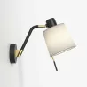 ASTRO Edward Wall 12W ideal for the bedroom, lampshade available in 4 colors