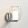 Astro Aquina Wall black/chrome wall lamp ideal for mirror lighting