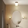 Astro Aquina Wall black/chrome wall lamp ideal for mirror lighting