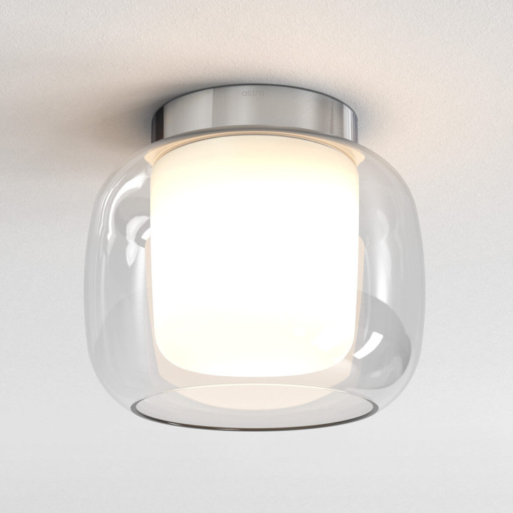 Astro Aquina Ceiling 240 ceiling lamp black/chrome IP44