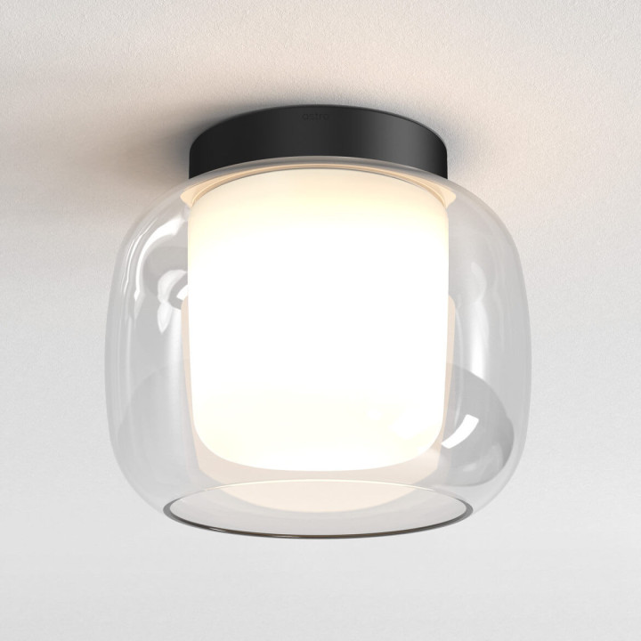 Astro Aquina Ceiling 240 ceiling lamp black/chrome IP44