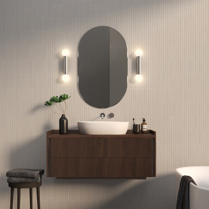ASTRO Ortona Twin wall lamp 2 colors to choose from, horizontal / vertical installation