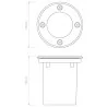 ASTRO Gramos Round 1312001 Recessed exterior luminaire