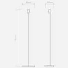 Lamp ASTRO Park Lane Floor, nickel, bronze